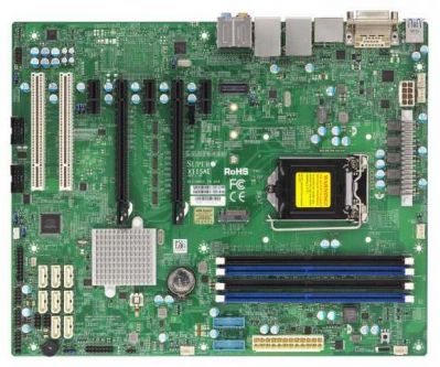 Материнская Плата SuperMicro MBD-X11SAE-O Soc-1151 iC236 ATX 4xDDR4 8xSATA3 SATA RAID i210AT 2хGgbEth Ret 