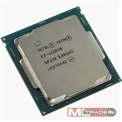 Процессор Intel Xeon E3-1220 v6 LGA 1151 8Mb 3.0Ghz (CM8067702870812S) 